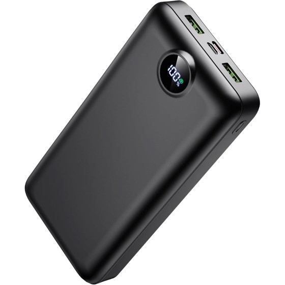 Portable Charger Power Bank 50000mAh 22.5W Fast Charging USB C Battery Bank External Battery Pack Digital Display Phone Charger with 3 Output & 2 Input for iPhone 17/16/15/14/13/12